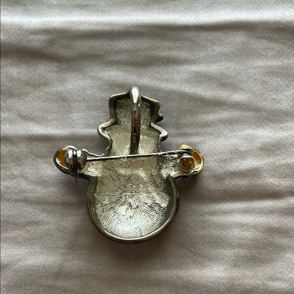 Vintage‎ Festive Snowman Brooch - Picture 2 of 3
